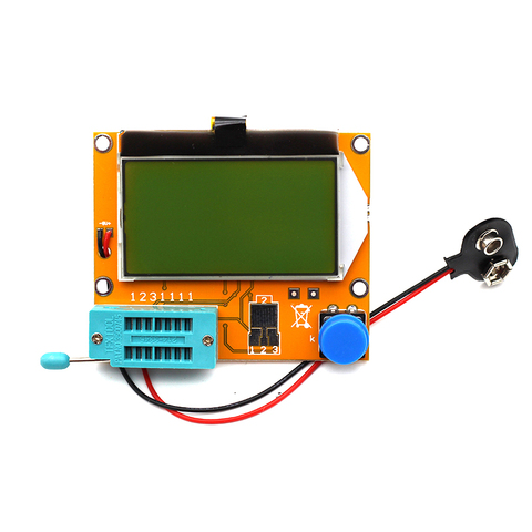 Мультиметр, прибор для проверки транзистора, параметры Mega328 M328, измеритель емкости с подсветкой, диодами, триодами, ESR MOS/PNP/NPN L/C/R ► Фото 1/6