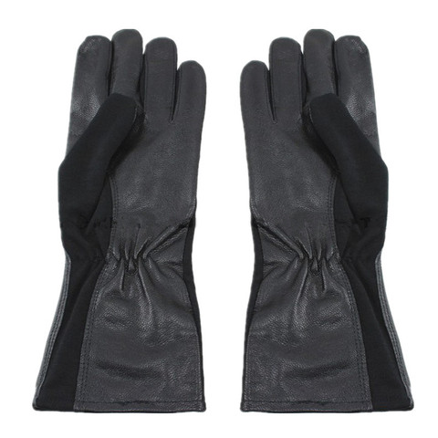 Военные тактические перчатки, спортивные кожаные тактические перчатки для велоспорта, тактические перчатки пилота в стиле Nomex (OD Green BK) ► Фото 1/5