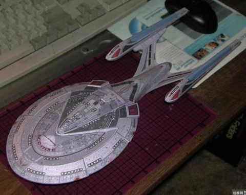 Высококачественная пленка: Star Trek Enterprise - E starship 40 см набор бумажных моделей ► Фото 1/2