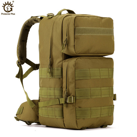 Тактический рюкзак 55L, 17 дюймов, для ноутбука, Молл, армейский военный рюкзак, водонепроницаемый, для походов, кемпинга, рюкзак, дорожный рюкзак ► Фото 1/1