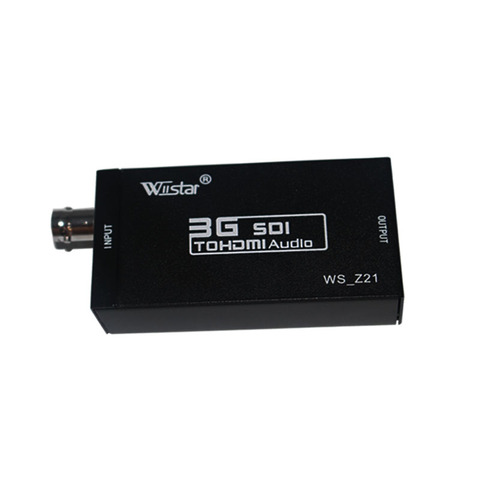 Wiistar 1080P 3G sdi в hdmi конвертер Поддержка HD-SDI / 3G-SDI сигналы, показывающие Sdi2Hdmi Sdi в Hdmi Бесплатная доставка ► Фото 1/5