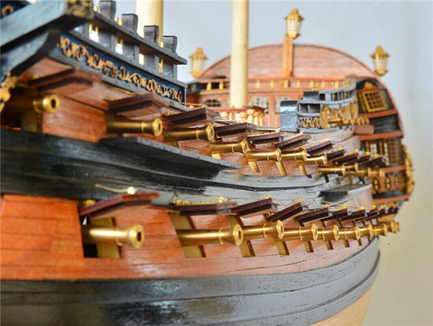 Модель NIDALE, новая версия, масштаб 1/50, Классическая русская деревянная фотосессия, деревянная модель корабля 1715, модель SC ► Фото 1/5