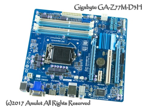 Оригинальная Материнская плата Gigabyte LGA 1155 DDR3, десктопная материнская плата 32 ГБ Micro ATX Z77 ► Фото 1/1