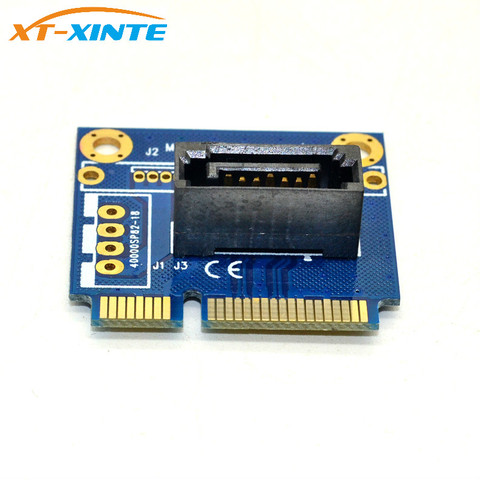 MSATA-SATA конвертерная карта Mini SATA на 7Pin SATA PCI-e Удлинительный адаптер полуразмера для жесткого диска 2,5 