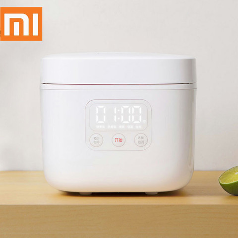 Xiaomi Mijia 1.6L электрическая рисоварка, кухонная мини-плита, маленькая рисоварка, интеллектуальная светодиодная индикация с приложением ► Фото 1/6