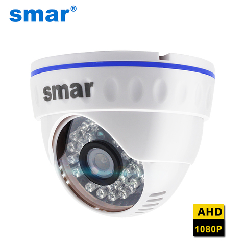 Новейшая AHD-камера Smar Full HD 720P 1080P с 24 инфракрасными светодиодами, разрешение 3,6 МП с HD-объективом мм, домашняя система видеонаблюдения с ночны... ► Фото 1/6
