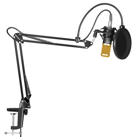 Neewer NW-800 Профессиональный Студийный конденсаторный микрофон и NW-35 Регулируемая записывающая микрофонная подвеска с креплением на удар ► Фото 1/6