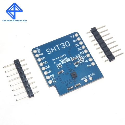 ESP32 MINIKIT SHT30 щит для D1 mini SHT30 I2C цифровой модуль датчика температуры и влажности ► Фото 1/3