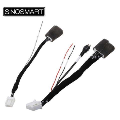 SINOSMART C05D/C20D контактный соединительный кабель для Toyota OEM Монитор Avensis Camry Corolla Prius RAV4 без повреждения проводов ► Фото 1/3