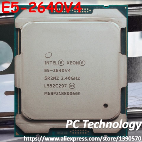 Оригинальный процессор Intel Xeon E5, 2640V4, 2,40 ГГц, 10 ядер, 25 Мб, SmartCache E5 2640, V4, 90 Вт, с бесплатной доставкой, для ПК, с процессором Intel Xeon E5, V4, 90 Вт, бесплатная доставка, E5-2640V4, V4 ► Фото 1/1