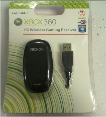 Беспроводной контроллер для ПК, адаптер для Microsoft XBOX 360 для Xbox 360, Windows XP/7/8/10 ► Фото 1/1
