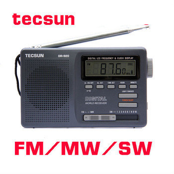 TECSUN DR-920C цифровой дисплей, цифровой FM AM MW SW многодиапазонный радиоприемник DR920, портативный Полнодиапазонный цифровой дисплей, часы, радио ► Фото 1/1