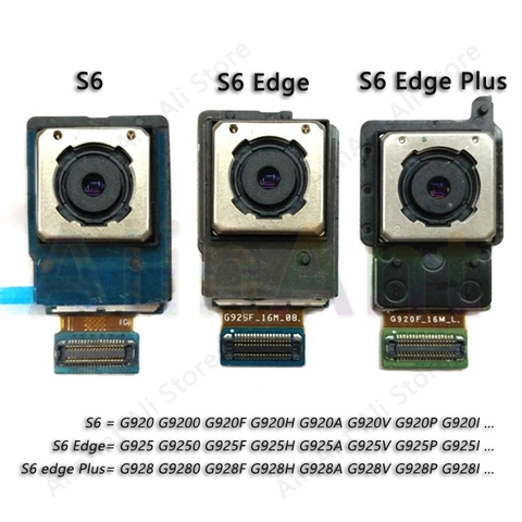 Задняя камера для Samsung Galaxy S6 Edge Plus G920H G925H G928H G920F G925F G928F, основная задняя камера, гибкий кабель, ремонтные детали ► Фото 1/5