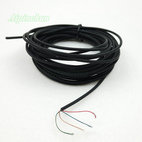 Aipinchun 15 метров ТПЭ аудио кабель для наушников Ремонт Замена провода для наушников 2/3/4 Core сигнальная линия ► Фото 1/6