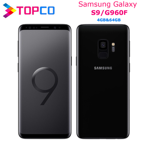 Оригинальный мобильный телефон Samsung Galaxy S9 G960F, Android, 4G LTE, Exynos 9810 восемь ядер, 5,8 дюйма, 12 мп и 8 мп, озу 4 гб пзу 64 гб, NFC ► Фото 1/5