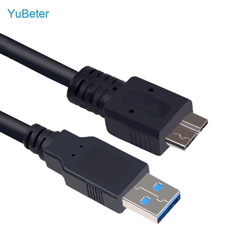 YuBeter USB 3,0 тип к Micro B кабель 3,0 Супер скорость передачи данных кабели синхронизации Шнур для внешний жесткий диск HDD портативных ПК ► Фото 1/5