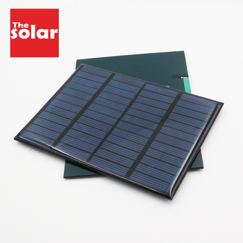 Солнечная панель 12 В, миниатюрная солнечная система «сделай сам» для аккумуляторов, сотовых телефонов, зарядных устройств, портативная солнечная батарея 1,5 Вт, 1,8 Вт, 1,92 Вт, 2 Вт, 2,5 Вт, 3 Вт, 4,2 Вт ► Фото 1/1