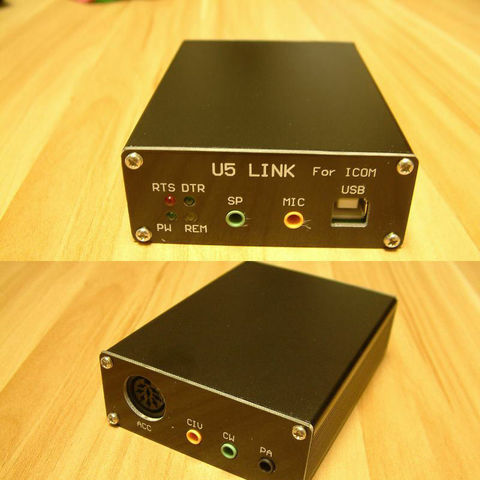 Адаптер-ЛИНКЕР для ПК, USB LINK U5 ICOM, мини-разъем для связи, радио, усилитель DIN8 DIN13, для HAM ICOM 7200, 707, 2022 ► Фото 1/4