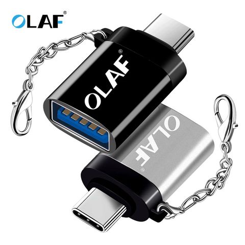 Адаптер OLAF OTG Type-C/USB OTG, адаптер USB Type C для Xiaomi, Huawei, Samsung S9, адаптер USB Type C Type-c на USB 3,0 OTG ► Фото 1/6