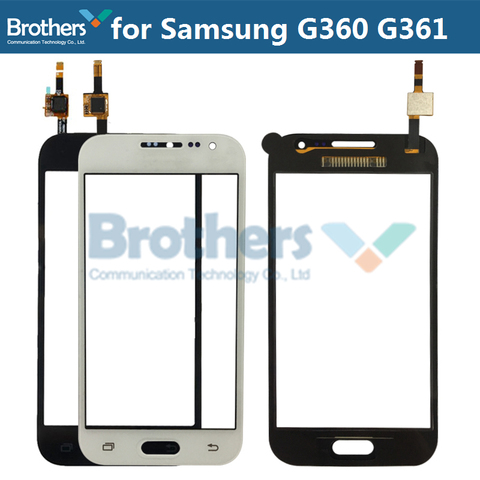 Сенсорная панель для Samsung Galaxy Core Prime G360 G360F G361 G361F, дигитайзер сенсорного экрана, внешнее стекло, линзы, запасные части, тест ► Фото 1/6
