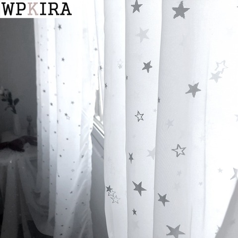 Белые блестящие фототюлевые шторы для гостиной, модные Универсальные пряжи с оконными драпировками, прозрачные шторы для спальни 234 и 30 ► Фото 1/6