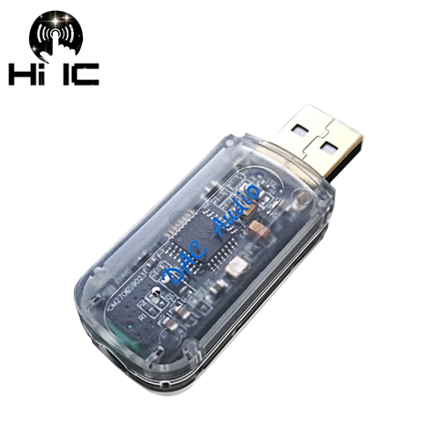 Портативный ЦАП PCM2706 + ES9023, USB Hi-Fi декодер внешней аудиокарты для усилителя, мобильного усилителя, OTG ► Фото 1/3