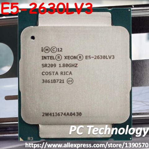 Оригинальный процессор Intel Xeon oem-версия E5 2630LV3, 8 ядер, 1,80 ГГц, 20 МБ, 22 нм, процессор E5 2630L, V3 ► Фото 1/2