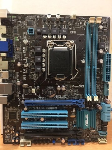 Оригинальная материнская плата для ASUS P8B75-M LE DDR3 LGA 1155 для I3 I5 I7 22/32 нм процессор 32 Гб B75 материнская плата для настольного компьютера ► Фото 1/1