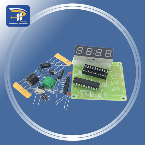 Цифровые 4-битные электронные часы STC12C2052 C51, комплект электронной продукции DIY, наборы для arduino ► Фото 1/6