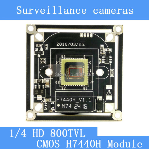 HD цветной CMOS 800TVL модуль камеры видеонаблюдения H7440H PCB плата PAL / NTSC опционально ► Фото 1/5