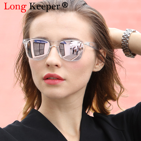 Солнцезащитные очки Long Keeper для мужчин и женщин UV-400, зеркальные поляризационные, светоотражающие, для вождения ► Фото 1/6