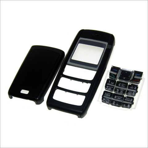 Полная передняя крышка RM 1600 клавиатура для Nokia 1600 батарея задняя крышка высокое качество корпус + клавиатура ► Фото 1/5