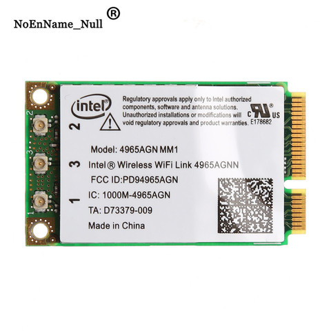 Двухдиапазонная 2,4 ГГц/5 ГГц 300 Мбит/с WiFi Link мини PCI-E беспроводная карта для Intel 4965AGN NM1 Прямая поставка ► Фото 1/6
