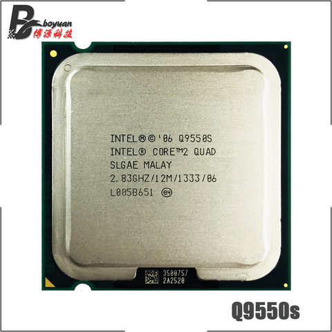 Процессор Intel Core 2 Quad Q9550S 2,8 ГГц четырехъядерный ЦПУ Процессор 12M 65 Вт 1333 LGA 775 ► Фото 1/1