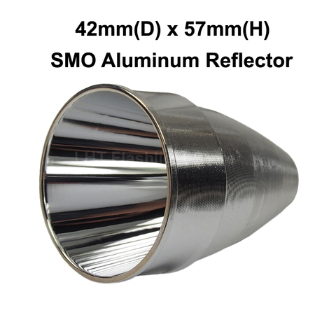 42 мм (D) x 57 мм (H) SMO алюминиевый отражатель для CREE XM-L ► Фото 1/3