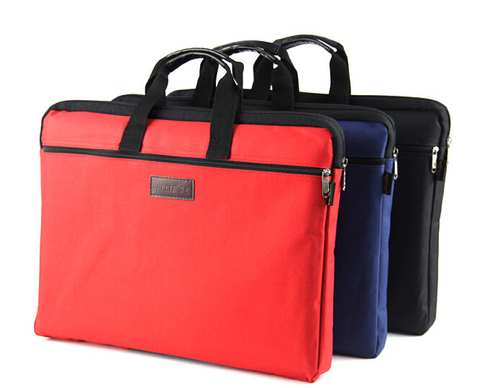 3 различных стиля красный/синий/черный/коричневый A4 портфель сумка для офиса мужчины женщины ► Фото 1/6