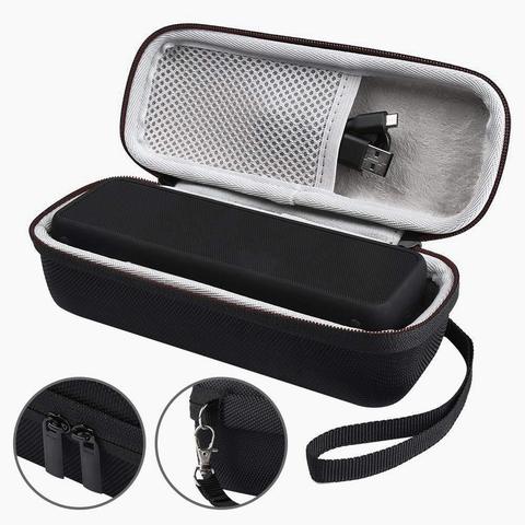 Новейший Портативный беспроводной Bluetooth чехол-Колонка EVA для Anker SoundCore 2 с сетчатым двойным карманом, аудиокабель, дорожная сумка для переноски ► Фото 1/6