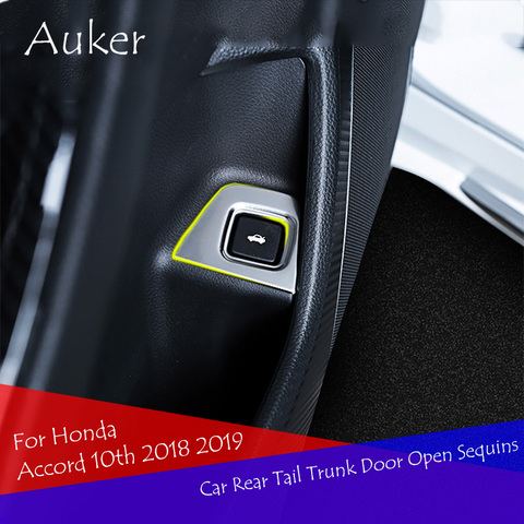 Наклейка на задний багажник автомобиля с блестками для стайлинга автомобиля Honda Accord 10th 2022 ► Фото 1/6