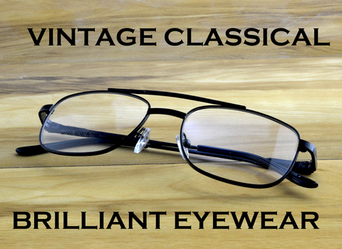= SCOBER = прогрессивные многофокальные очки для чтения, дизайнерские пилотные очки с двойным мостом, пружинные петли, см. Рядом и вверху 0, добав... ► Фото 1/6