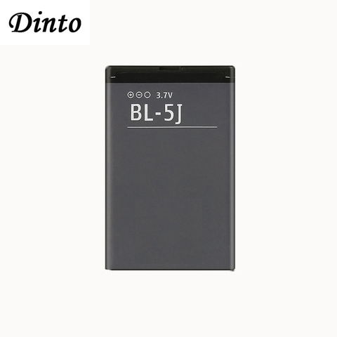 Dinto 1pc 1320mAh BL-5J BL5J BL 5J аккумулятор для телефона Nokia 5230 5233 5800 3020 XpressMusic N900 C3 Lumia 520 525 530 5900 ► Фото 1/2