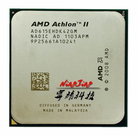 Четырехъядерный процессор AMD Athlon II X4 615e 615 2,5 ГГц AD615EHDK42GM разъем AM3 ► Фото 1/1