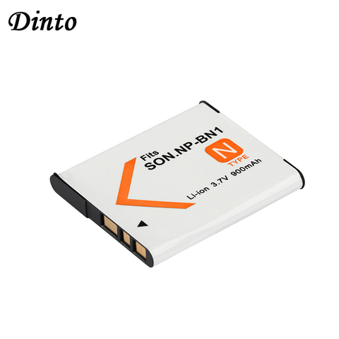 Литий-ионный аккумулятор Dinto 1pc 900mAh NP-BN1 NPBN1 NP BN1 для камеры Sony DSC-W310 W330 W350 W370 W380 W390 TX7 TX5 WX5C W620 ► Фото 1/5