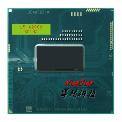 Процессор Intel Core i5-4200M i5 4200M SR1HA 2,5 ГГц двухъядерный четырехпоточный процессор 3M 37W Socket G3 / rPGA946B ► Фото 1/1