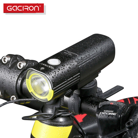 Головной фонарь GACIRON велосипедный, водонепроницаемый, 1000 лм ► Фото 1/6