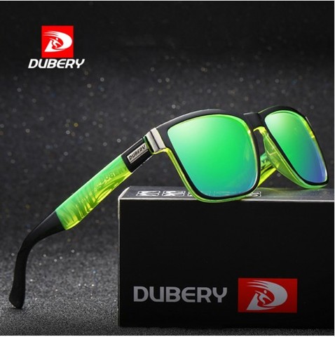 Мужские водительские солнцезащитные очки DUBERY, дизайнерские винтажные поляризационные очки, Зеркальные Солнцезащитные очки для лета, модель 518, 2022 ► Фото 1/6