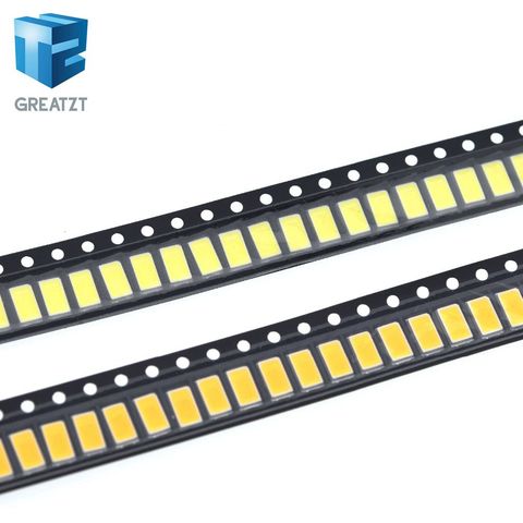 GREATZT светодиодный 5730 SMD 200 шт., 5630 белый/теплый белый 5,7*3,0 мм 40-60 лм 150 мА 5730 диод 0,5 Вт ► Фото 1/5