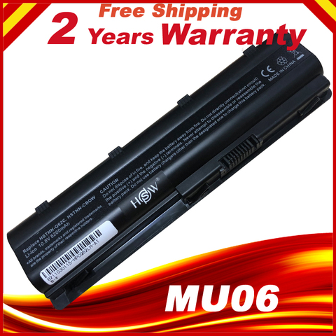 Аккумуляторная батарея MU06 для HP G62 CQ42 G4 G5 G6 DV7 Series запасная 593553-001 593554-001 ► Фото 1/1