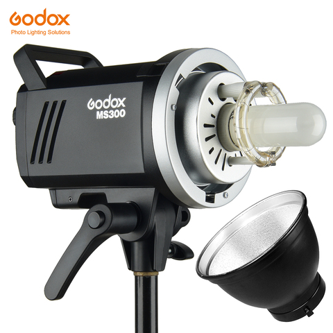 Компактная и прочная студийная вспышка Godox MS200 200 Вт или MS300 300 Вт, вспышка для студии ► Фото 1/6