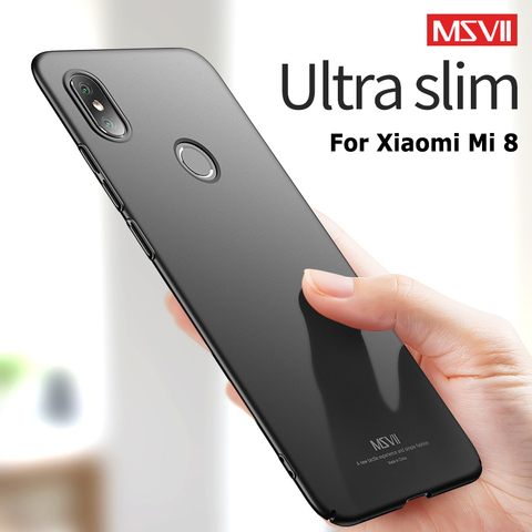 MSVII Чехлы для Xiaomi Mi 8 Pro SE чехол тонкий матовый чехол для Xiaomi Mi8 Lite чехол Жесткий ПК чехол для Xiomi Mi8 SE M8 чехол для телефона ► Фото 1/6