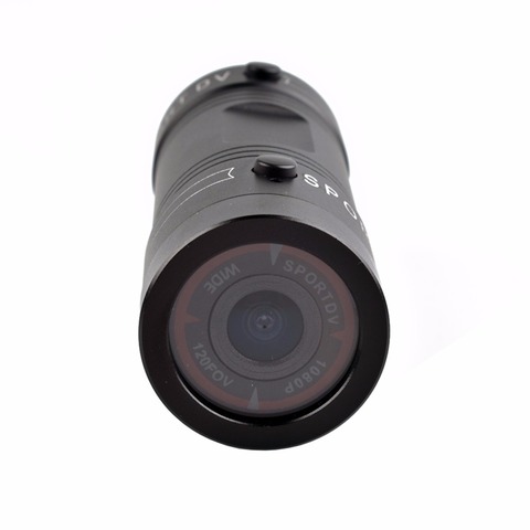 Мини-видеокамера F9 Full HD 1080P 3MP AIV, небольшая алюминиевая Спортивная Экшн-камера для шлема, DV DVR, Спортивная видеокамера для экстремальных видов спорта ► Фото 1/1
